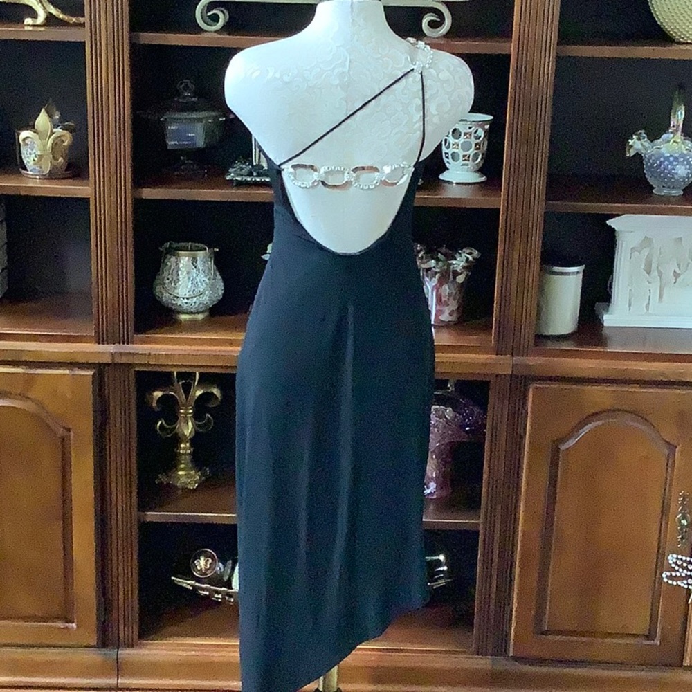 Cache Rhinestone Shoulder & Back Dress - Picture 9 of 16